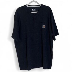 Carhartt Men's Dark Grey Henley Shirt